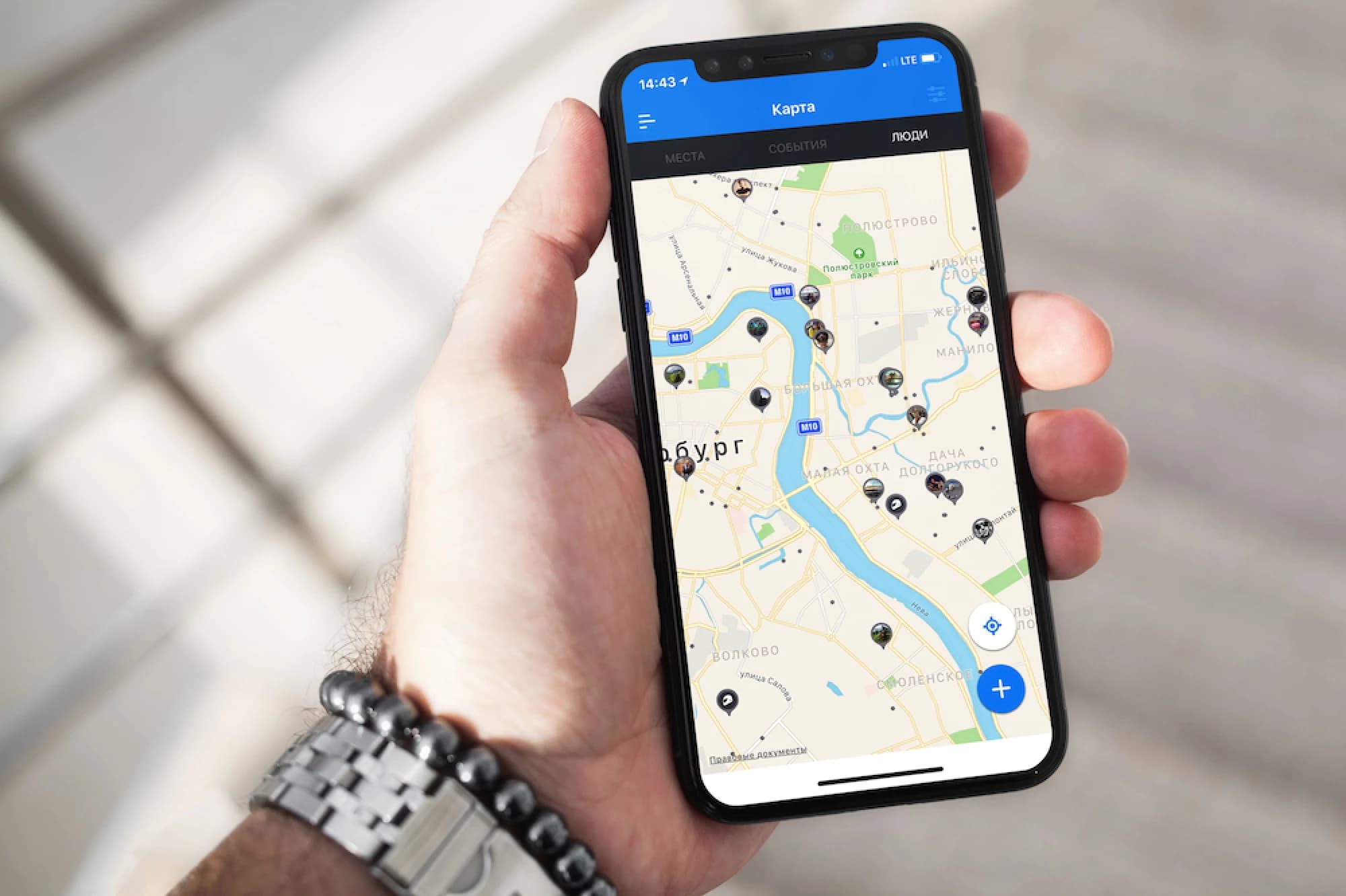 Mobile social network for motorcyclists 1