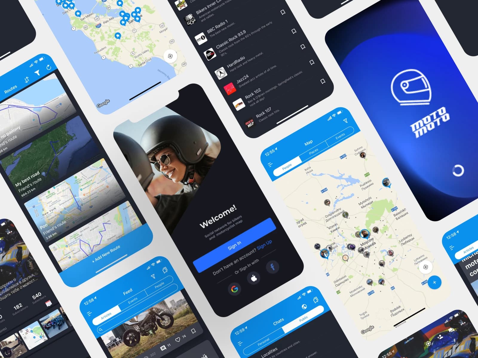Mobile social network for motorcyclists 2